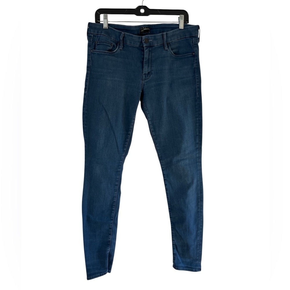 MOTHER The Looker High-Rise Skinny Jeans Untouched Wash Size 30 - Picture 6 of 17